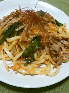 豚キムチうどん-レシピのメイン写真