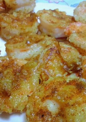 海老のパン粉焼きカレー風味♪-レシピのメイン写真