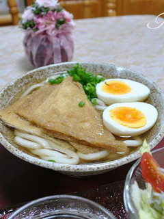 簡単美味しい きつねうどん-レシピのメイン写真