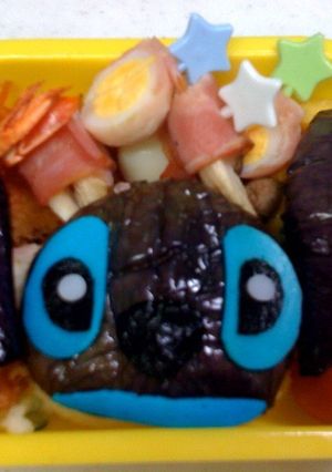 キャラ弁 スティッチ-レシピのメイン写真