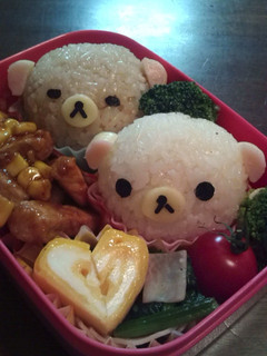 リラックマ簡単コロコロおにぎり☆キャラ弁-レシピのメイン写真