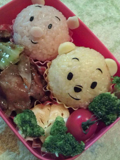 プー&ピグレットの簡単おにぎり☆キャラ弁-レシピのメイン写真