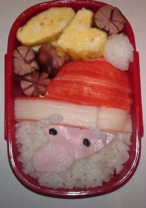 X'mas☆サンタキャラ弁☆-レシピのメイン写真