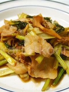 豚バラと小松菜のケチャソース炒め-レシピのメイン写真
