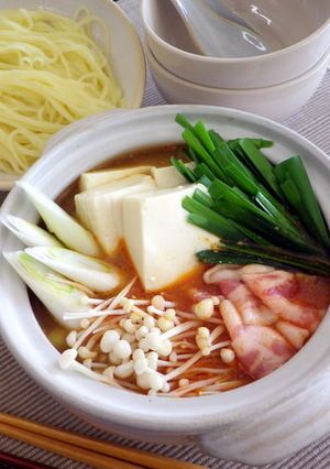 カラダが温まる~♪チゲ鍋風担々麺-レシピのメイン写真