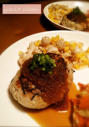 塩麹deおからひじきハンバーグ-レシピのメイン写真