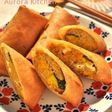たっぷりかぼちゃのチーズカレー春巻き