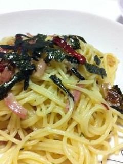 たけyanのきのことベーコンの和風パスタ-レシピのメイン写真