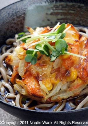 年越しそばに！まんまるかき揚げ-レシピのメイン写真