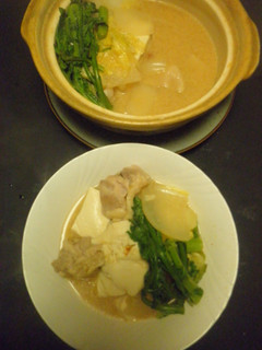 鶏肉と豆腐の味噌煮込み鍋!-レシピのメイン写真