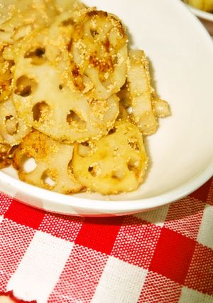 止まらない！明太マヨ味の蓮根炒め♪-レシピのメイン写真