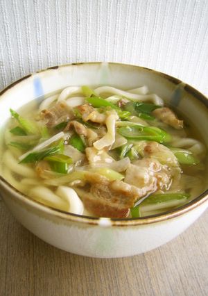 柚子胡椒香る☆ねぎ塩豚うどん-レシピのメイン写真