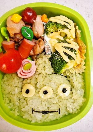 キャラ弁に リトルグリーンメン-レシピのメイン写真