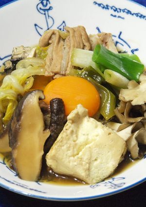 ルクルーゼde白菜豚バラすき焼き煮-レシピのメイン写真