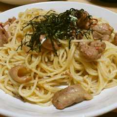 鶏と梅肉のパスタ-レシピのメイン写真