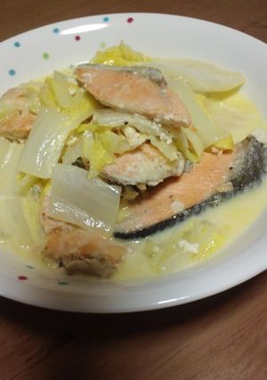 鮭と白菜のクリーム煮-レシピのメイン写真