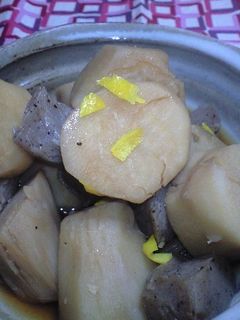 里芋とこんにゃくの煮物-レシピのメイン写真
