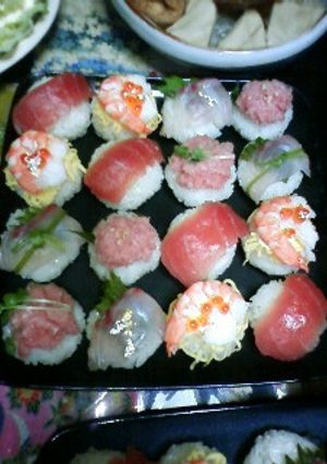 ☆手鞠寿司☆-レシピのメイン写真