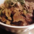 すじ肉のスタミナ塩煮