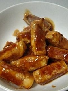 肉巻きカクテキ-レシピのメイン写真