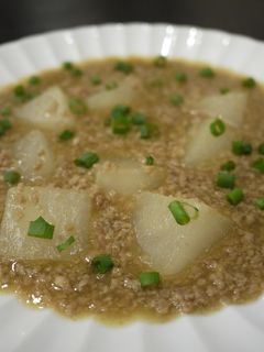 スパイシー☆大根のカレーそぼろあんかけ-レシピのメイン写真