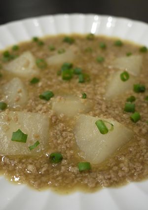 スパイシー☆大根のカレーそぼろあんかけ-レシピのメイン写真