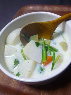かぶと里芋のミルク煮-レシピのメイン写真