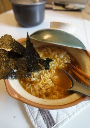 ちょっとの工夫でまろやか～辛ラーメン-レシピのメイン写真