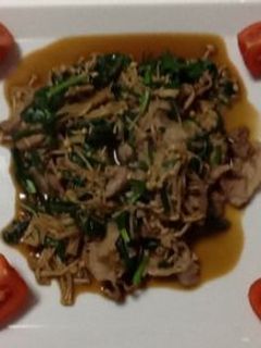 豚肉と茸の炒め-レシピのメイン写真