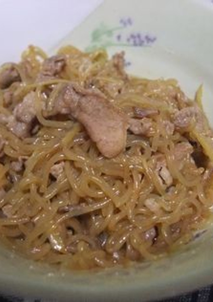 白滝と豚肉のしぐれ煮-レシピのメイン写真