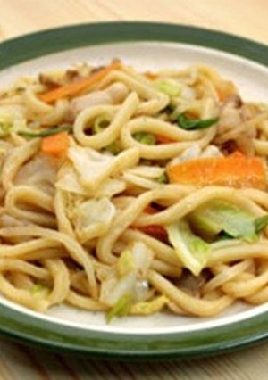 あったか!!　ゆずしょうが焼きうどん-レシピのメイン写真