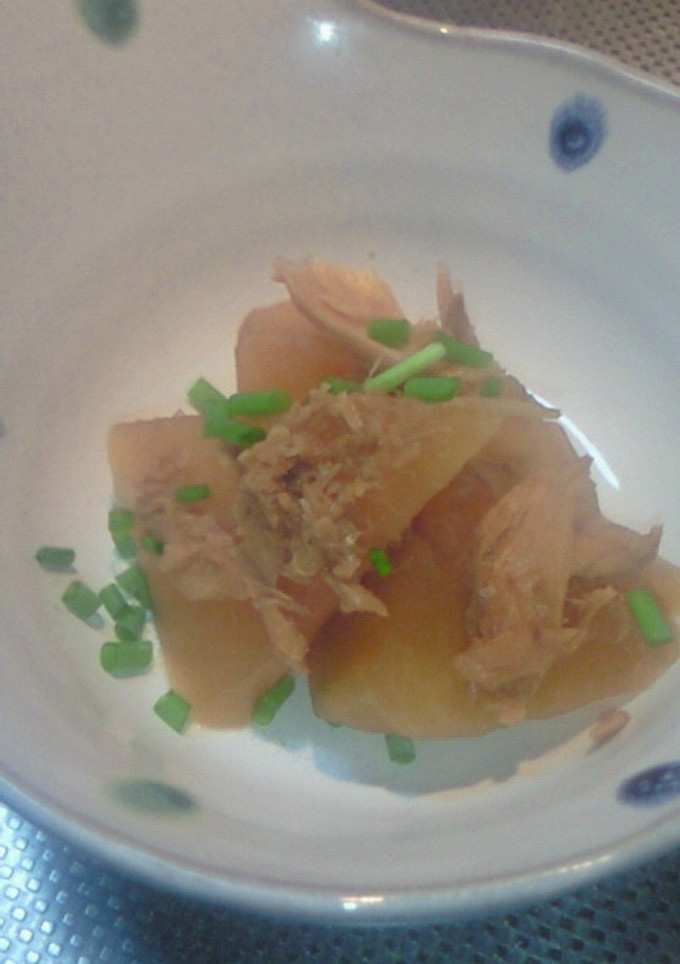 丸大根とツナの簡単煮-レシピのメイン写真