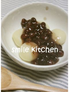 ✿もっちもち~♪やわらか白玉ぜんざい✿-レシピのメイン写真