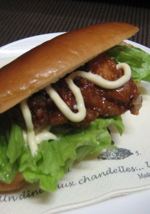 大好き◆◇鶏から甘酢マヨサンド◆◇-レシピのメイン写真