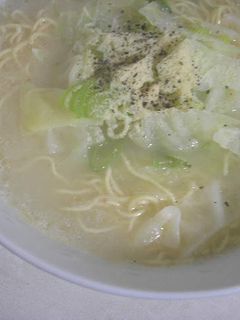スープパスタ風☆とんこつラーメン♪-レシピのメイン写真
