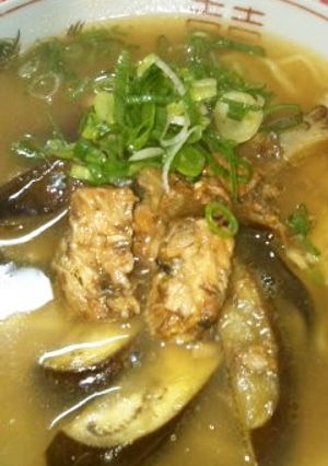 【マルちゃん正麺】なすさば味噌ラーメン-レシピのメイン写真