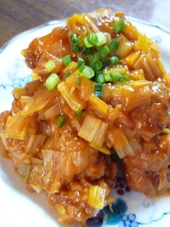 鶏唐揚げのチリソース和え(^-^)♪♪-レシピのメイン写真