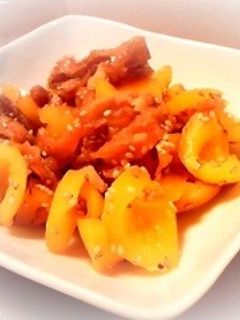 ☆ピーマンと油揚げのゴマ照り焼き風☆-レシピのメイン写真
