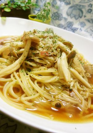 ❤こく旨❤自慢の和風スープできのこパスタ-レシピのメイン写真