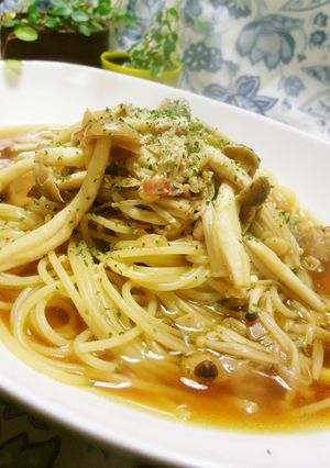 ❤こく旨❤自慢の和風スープできのこパスタ-レシピのメイン写真
