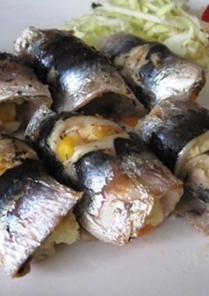 いわしのポテサラ巻きトースター焼き-レシピのメイン写真