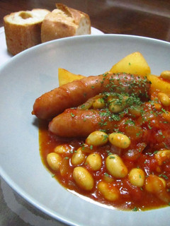 ウィンナーと大豆水煮缶のトマト煮込み♪-レシピのメイン写真