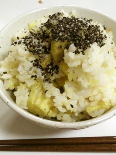 塩麹入りさつま芋ごはん-レシピのメイン写真