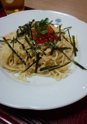 息子がおかわりする♪秘密の明太子パスタ-レシピのメイン写真