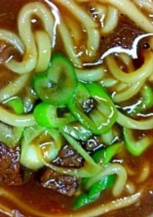 残ったカレーと麺つゆの簡単カレーうどん-レシピのメイン写真