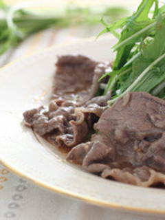 牛肉と水菜のさっぱりサラダ-レシピのメイン写真