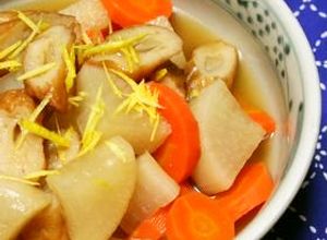 ほっこりおかず＊大根とごぼう天の煮物-レシピのメイン写真