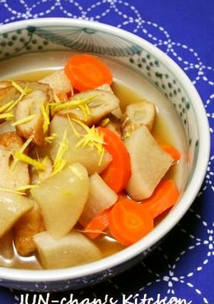 ほっこりおかず＊大根とごぼう天の煮物-レシピのメイン写真