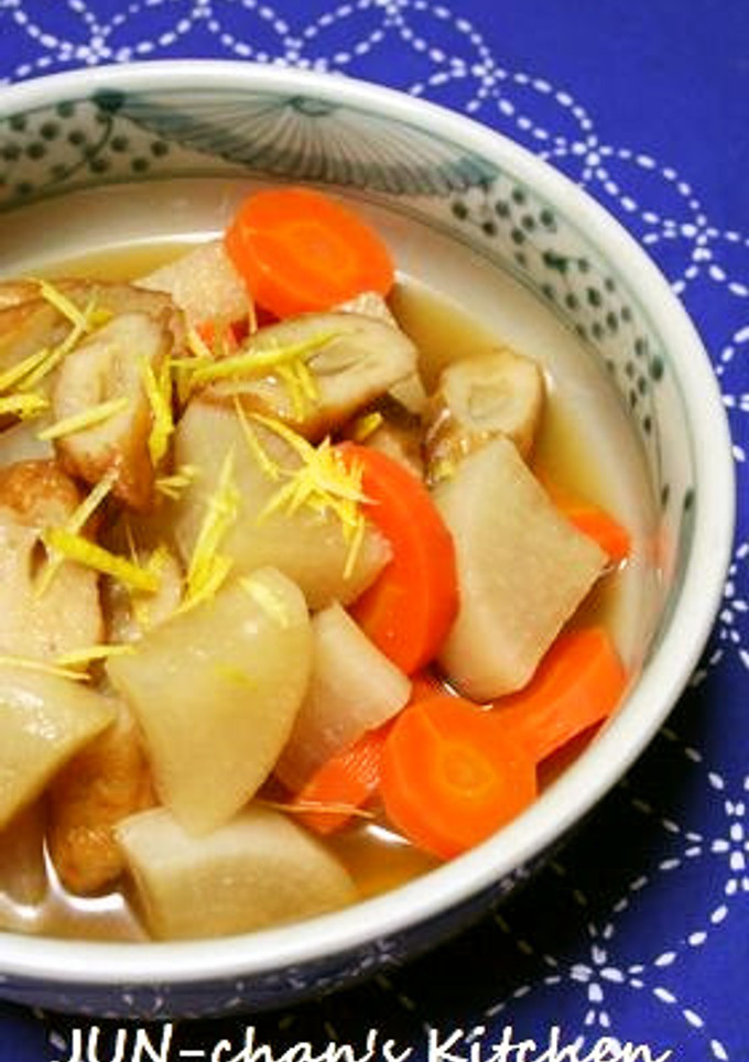 ほっこりおかず＊大根とごぼう天の煮物-レシピのメイン写真
