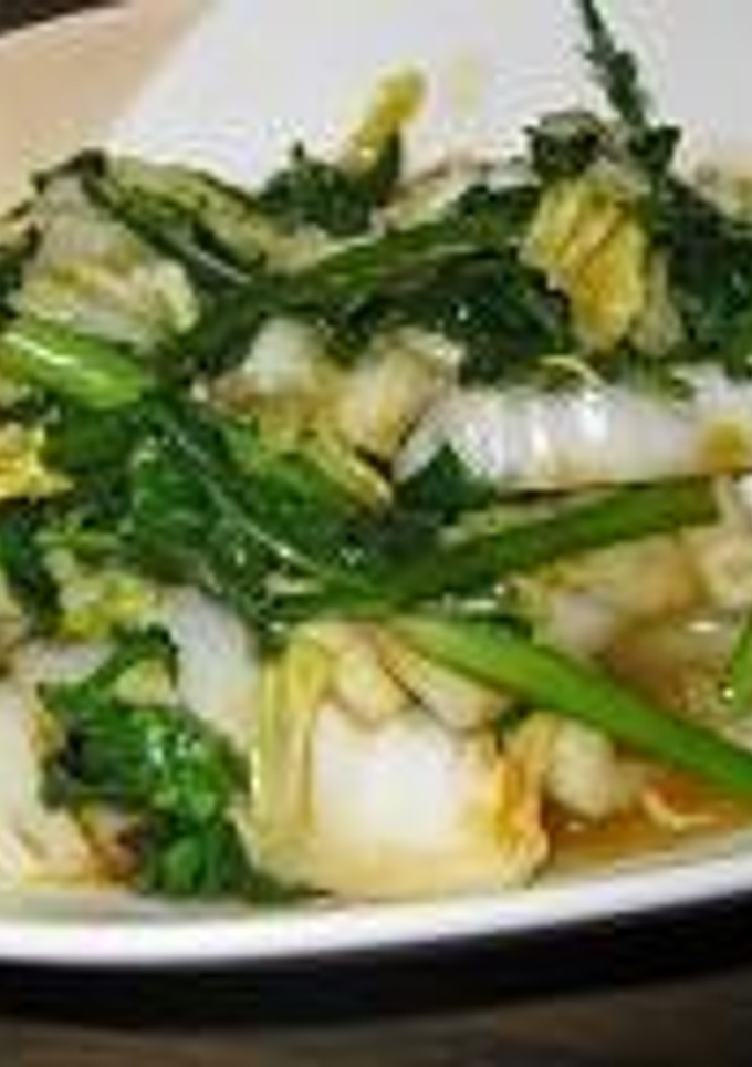 菊菜炒め-レシピのメイン写真